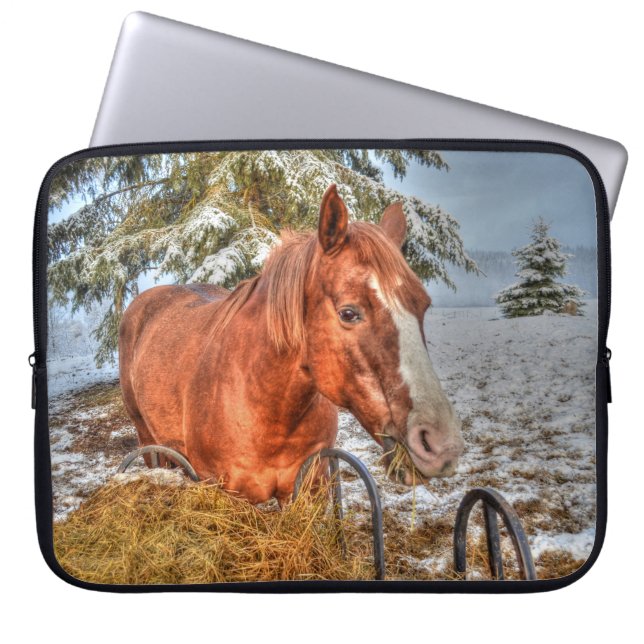 Paarden - Amerikaans Western thema Laptop Sleeve (Voorkant)