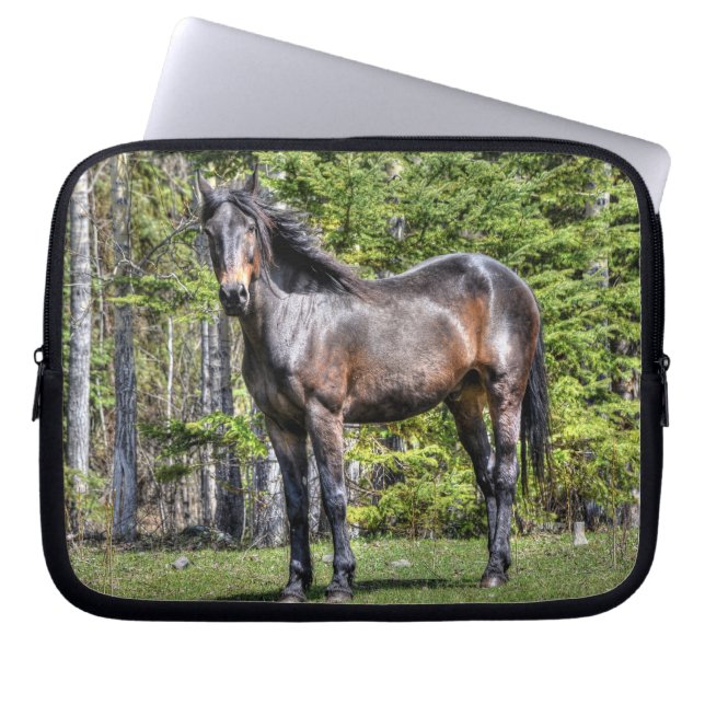 Paarden - Amerikaans Western thema Laptop Sleeve (Voorkant)