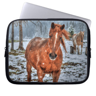 Paarden - Amerikaans Western thema Laptop Sleeve