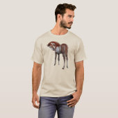 Paarden - Amerikaans Western thema T-shirt (Voorkant volledig)