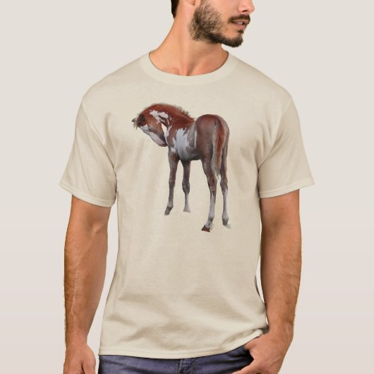 Paarden - Amerikaans Western thema T-shirt (Voorkant)