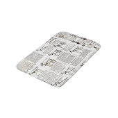 Paarden Antiek Adverteren krantenkunst Badmat (Gekanteld)