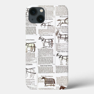 Paarden Antiek Adverteren krantenkunst Case-Mate iPhone Case