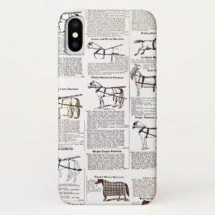 Paarden Antiek Adverteren krantenkunst Case-Mate iPhone Case
