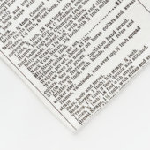 Paarden Antiek Adverteren krantenkunst Fleece Deken (Hoek)