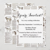 Paarden Antiek Adverteren krantenkunst Kaart (Voorkant / Achterkant)