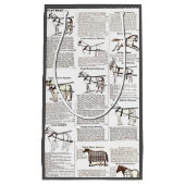 Paarden Antiek Adverteren krantenkunst Klein Cadeauzakje (Voorkant)