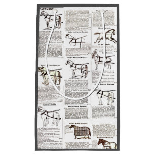 Paarden Antiek Adverteren krantenkunst Klein Cadeauzakje