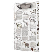 Paarden Antiek Adverteren krantenkunst Klembord (Links)