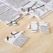 Paarden Antiek Adverteren krantenkunst Legpuzzel (Zijkant)