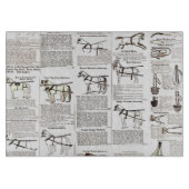 Paarden Antiek Adverteren krantenkunst Snijplank (Voorkant)