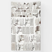 Paarden Antiek Adverteren krantenkunst Spandoek (Verticaal)