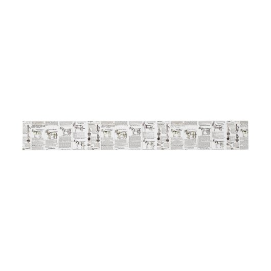 Paarden Antiek Adverteren krantenkunst Uitnodigingen Wikkel (Vlak)