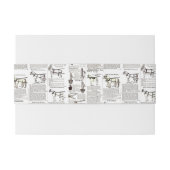 Paarden Antiek Adverteren krantenkunst Uitnodigingen Wikkel (Achterkant Voorbeeld)