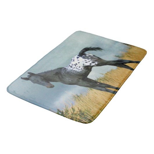 Paarden - Appaloosa Colt 24 x 36-inch grote badmat (Gekanteld)