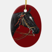 Paarden  Art Ornament (Voorkant)