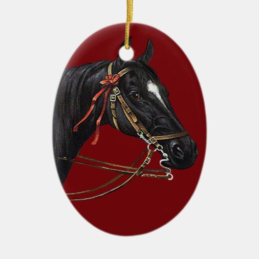 Paarden  Art Ornament (Voorkant)