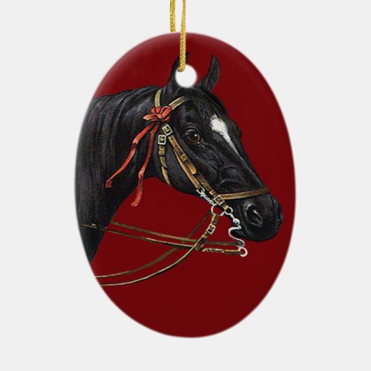 Paarden Art Ornament (Achterkant)