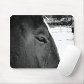 Paarden B&W Muismat (Met muis)