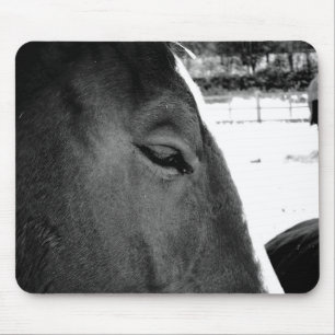 Paarden B&W Muismat