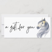 Paarden Bedrijfsleiding Cadeaubon (Voorkant)