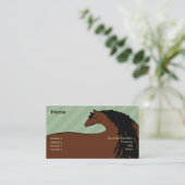 Paarden - Bedrijven Visitekaartje (Staand voorkant)