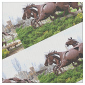 Paarden beelden stof (Close Up)