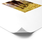 Paarden bij een rivier rond 1800 poster (Hoek)