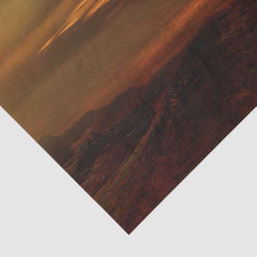 Paarden bij schemering tissuepapier (Detail)