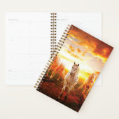 Paarden bij zonsondergang planner (Display)