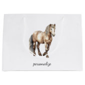 Paarden Boerderij Bruiloft Groot Cadeauzakje (Voorkant)