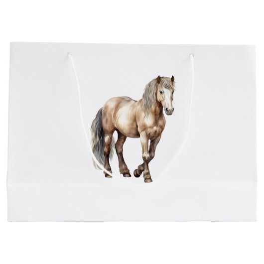 Paarden Boerderij Bruiloft  Groot Cadeauzakje (Achterkant)