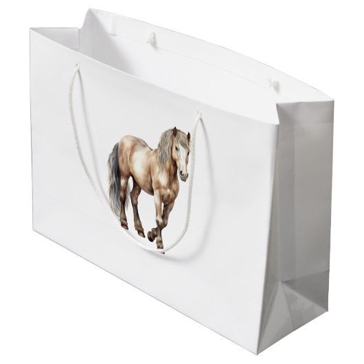 Paarden Boerderij Bruiloft  Groot Cadeauzakje (Achterkant Gekanteld)