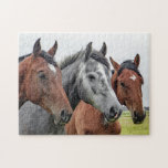 Paarden Boerderij Dierlijke Natuur Legpuzzel<br><div class="desc">Deze natuur met de puzzel in de puzzel staat voor drie paarden in een weide die de camera bekijkt #horse #paarden #animal #animal #boerderij #farmlife #natuur #landscape #outdoor #landscape #jigzaag #puzzle #jigsawpuzzle #gifts #gift #gift #leuke #stockingstuffers #games</div>