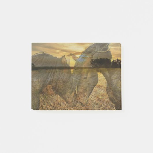 Paarden Boerderij Field Post-it® Notes (Voorkant)