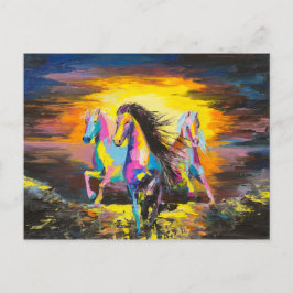 Paarden Briefkaart
