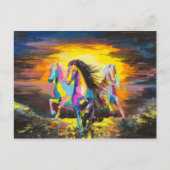 Paarden Briefkaart (Voorkant)