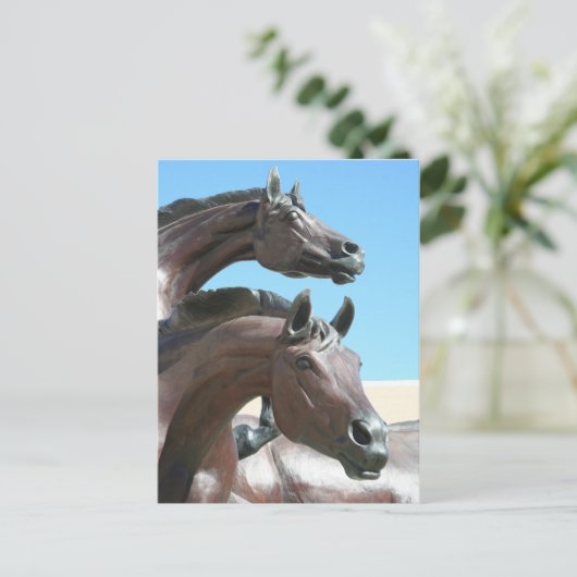 Paarden Briefkaart (Staand voorkant)