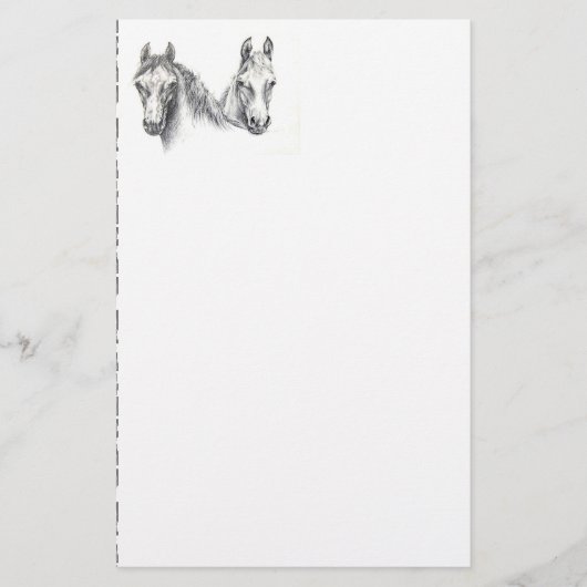 Paarden Briefpapier (Voorkant)