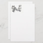 Paarden Briefpapier (Voorkant / Achterkant)