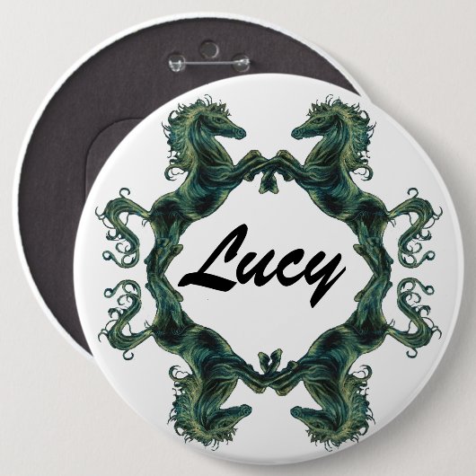 Paarden Button Badge (Voorkant /achterkant)