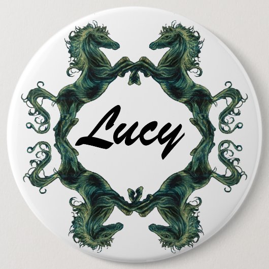 Paarden Button Badge (Voorkant)