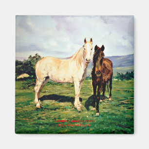 Paarden/Cabalos/Horses Magneet