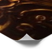 Paarden carrouselkleurige abstracte surrealistisch poster (Hoek)