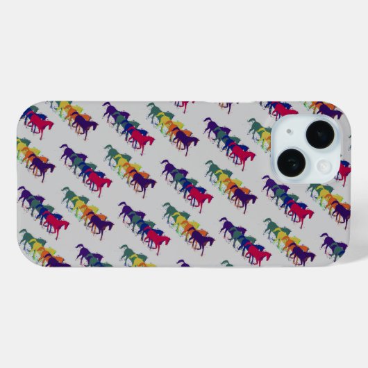paarden Case-Mate iPhone case (Achterkant (horizontaal))