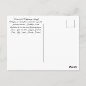 Paarden circa 1864 briefkaart (Achterkant)