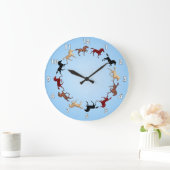 Paarden cirkelen rond de klok (Huis)