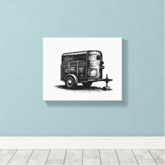 Paarden Collectie Canvasprint Canvas Afdruk