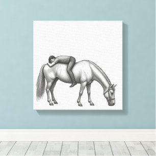 Paarden Collectie Canvasprint Canvas Afdruk