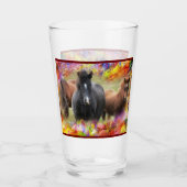 Paarden Colorful Glas (Voorkant)